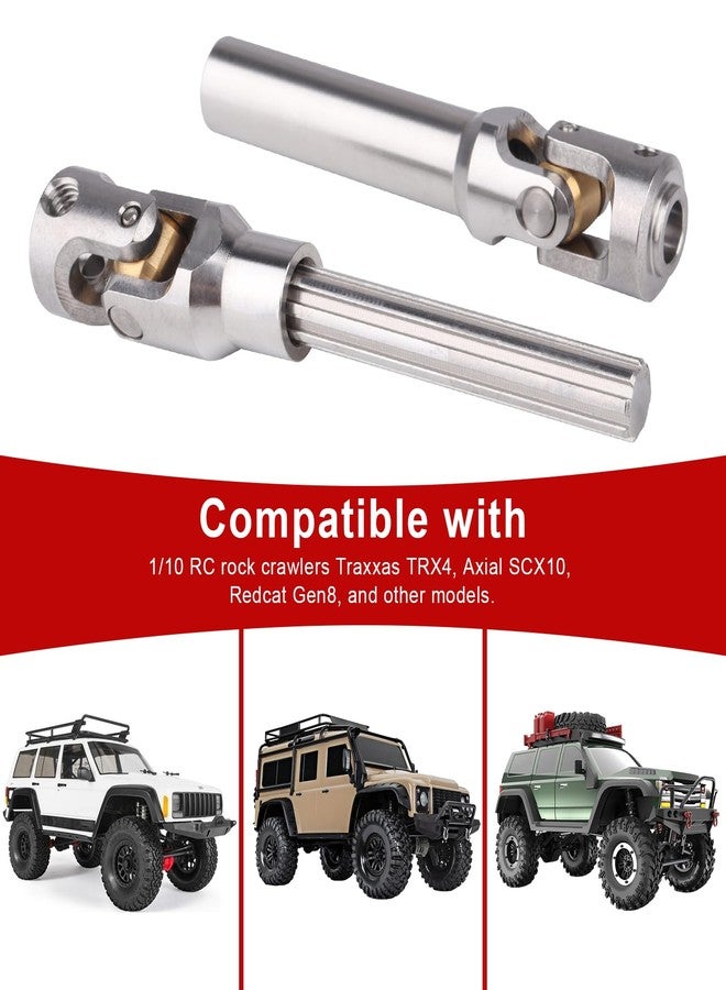 CrazyHobby Steel Drive Shaft Heavy-Duty for 1/10 Scale Traxxas TRX4, Axial SCX10 90046, AXI03007, Redcat Gen8 RC Crawler Upgrade Parts(93-127mm) - Image 4
